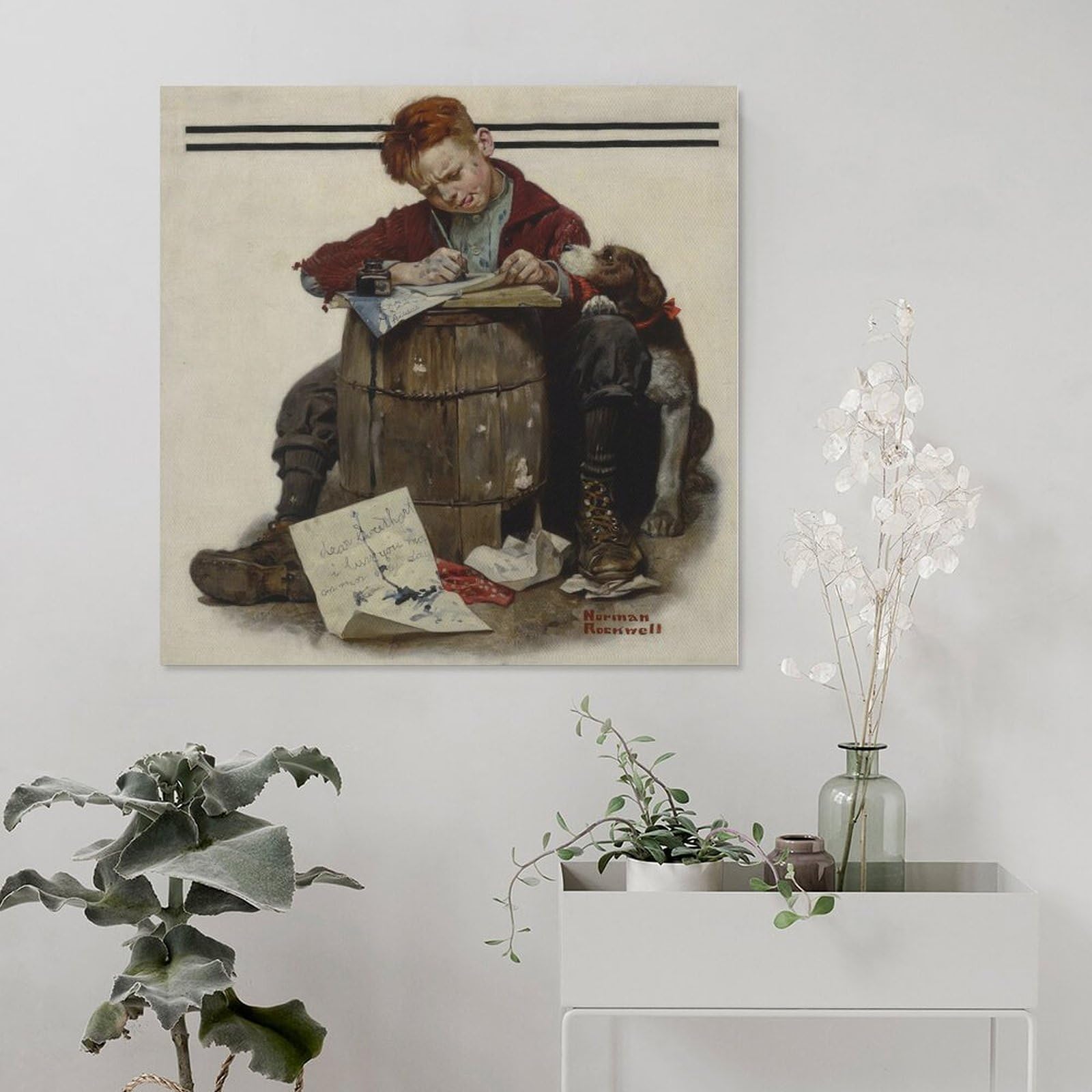 Amazon.co.jp: Norman Rockwell ノーマン・ロックウェル 絵画 ポスター